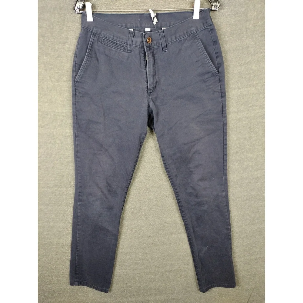 Taylor Stitch Mens Pants 31 Blue Chino Slim Fit Classic Casual Preppy City Dress